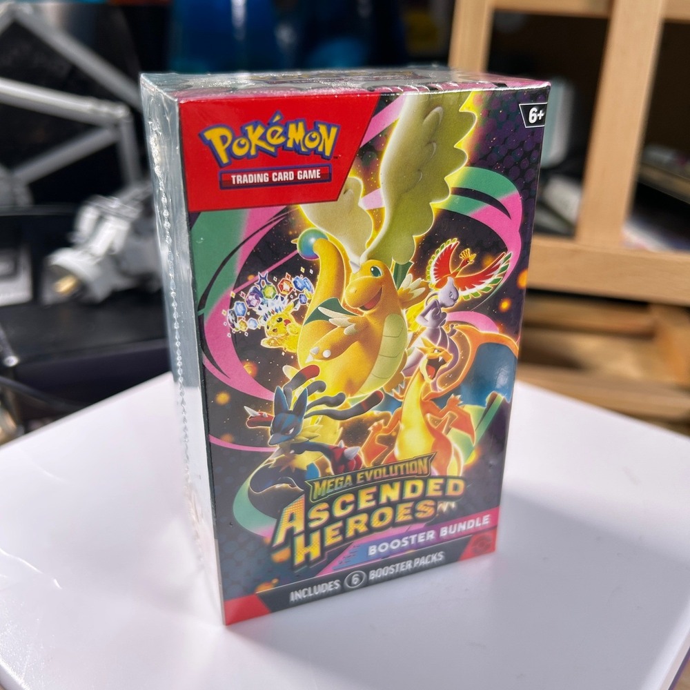 Pokemon TCG Mega Evolution Ascended Heroes Booster Bundle 6 Packs Factory Sealed
